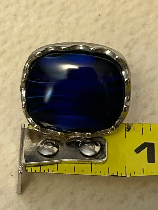 Blue cufflinks - Picture 3 of 3